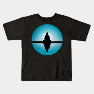 zen buddha meditation Kids T-Shirt